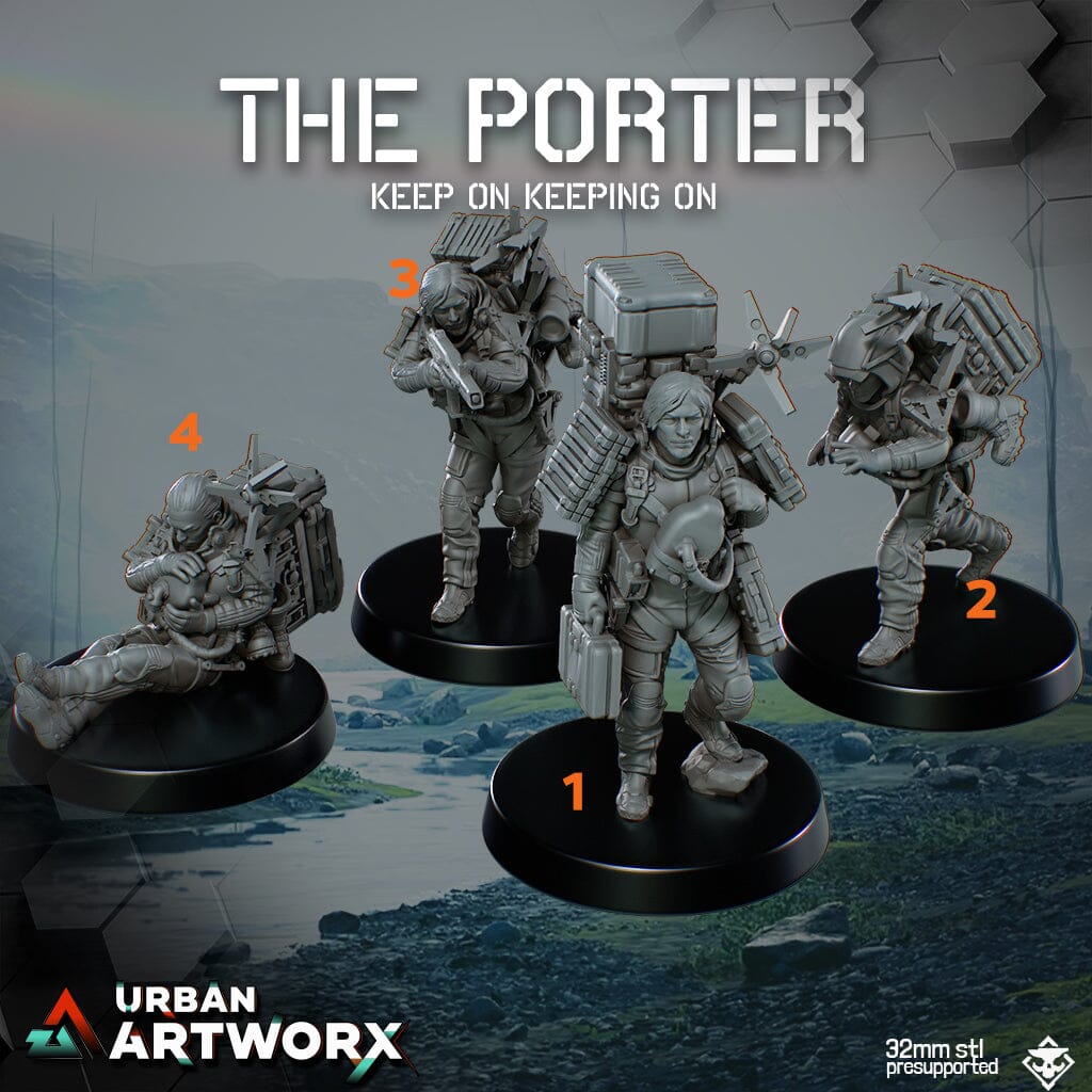 Tabletop Miniaturen - Skullforge Studios - The Porter Skullforge Studios 