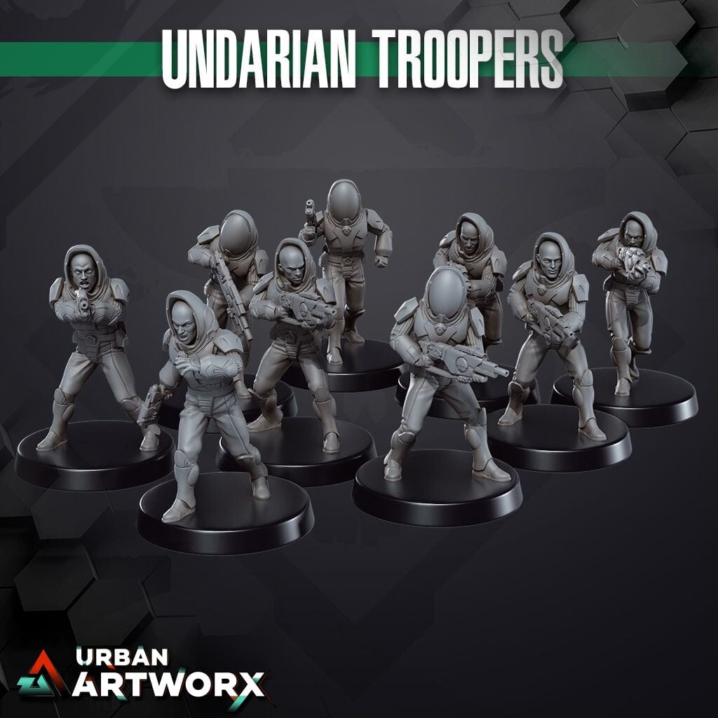 Tabletop Miniaturen - Skullforge Studios - Undarian Troopers (9) Skullforge Studios 