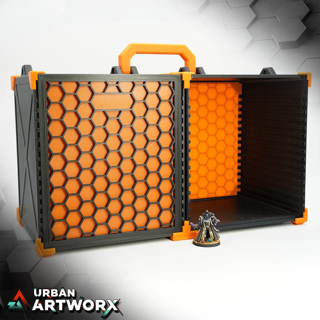 Tabletop Zubehör - Pro Dicer - Hobby Pro Box L Pro Dicer Handle + 'Possible' Shoulderstrap Orange 