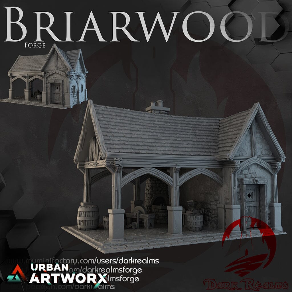 Tabletopgelände - Dark Realms - Briarwood - Forge Dark Realms 