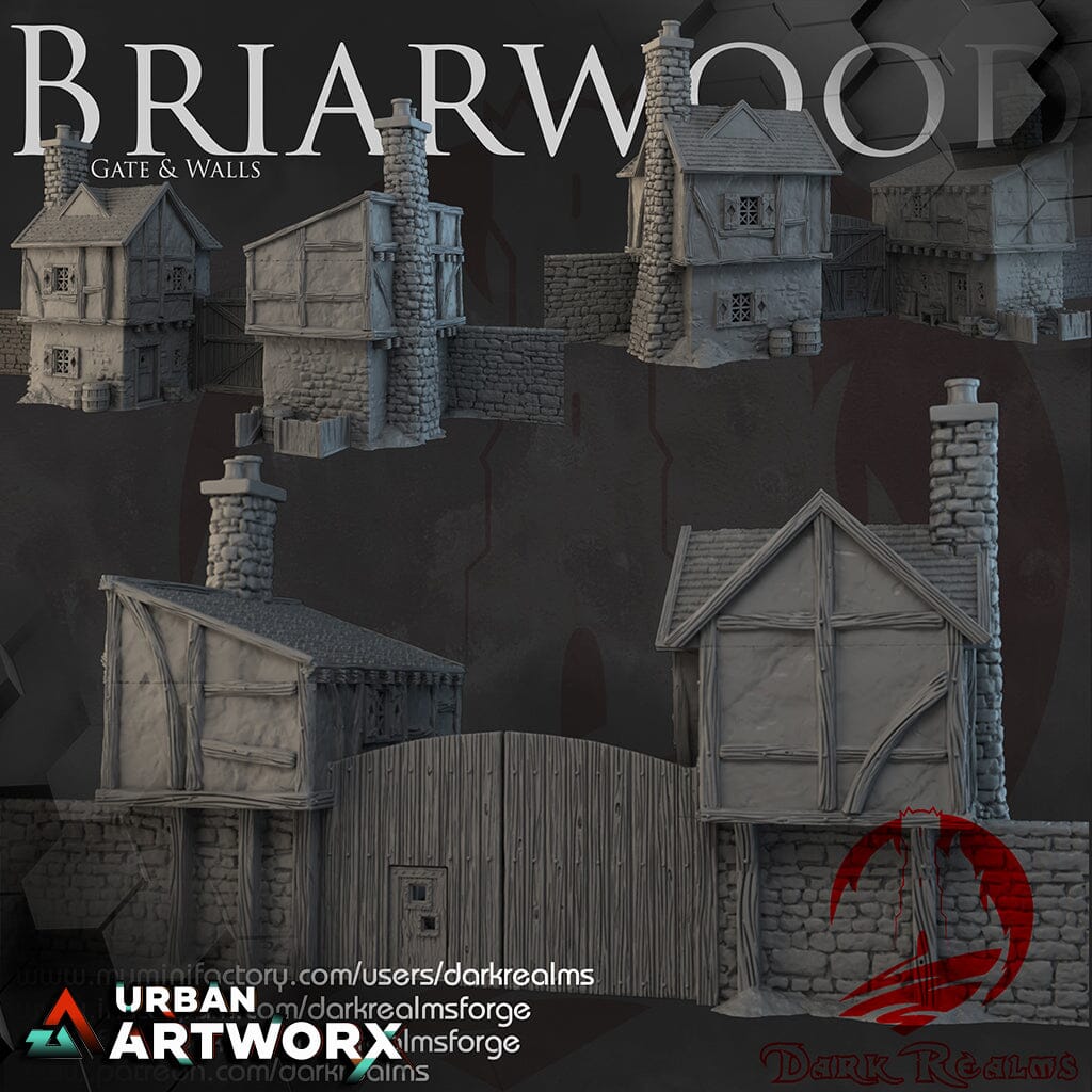 Tabletopgelände - Dark Realms - Briarwood - Gate House Dark Realms 