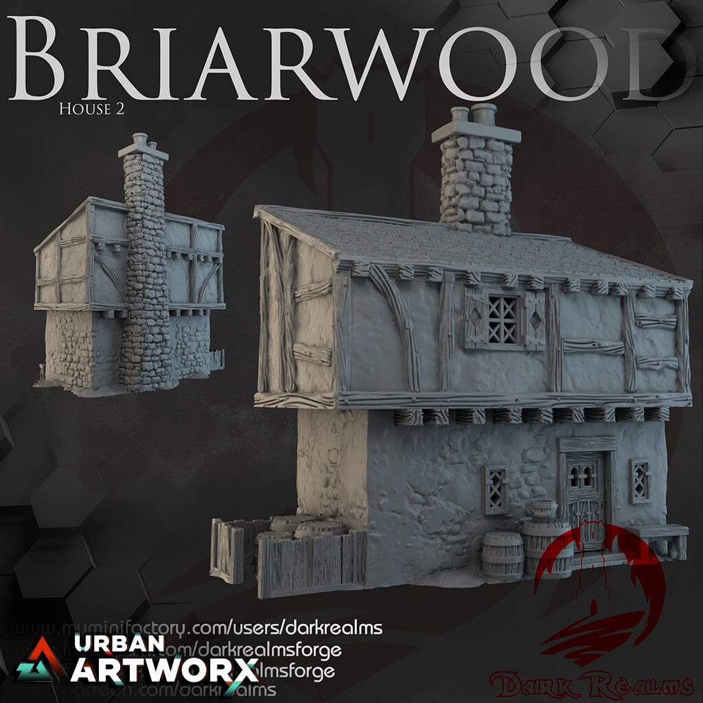 Tabletopgelände - Dark Realms - Briarwood - House 2 Dark Realms 