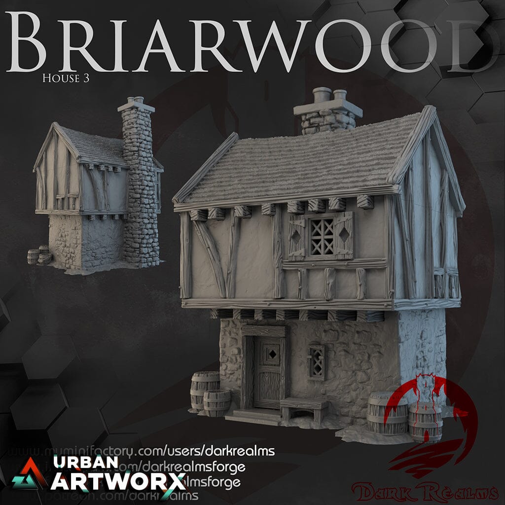 Tabletopgelände - Dark Realms - Briarwood - House 3 Dark Realms 