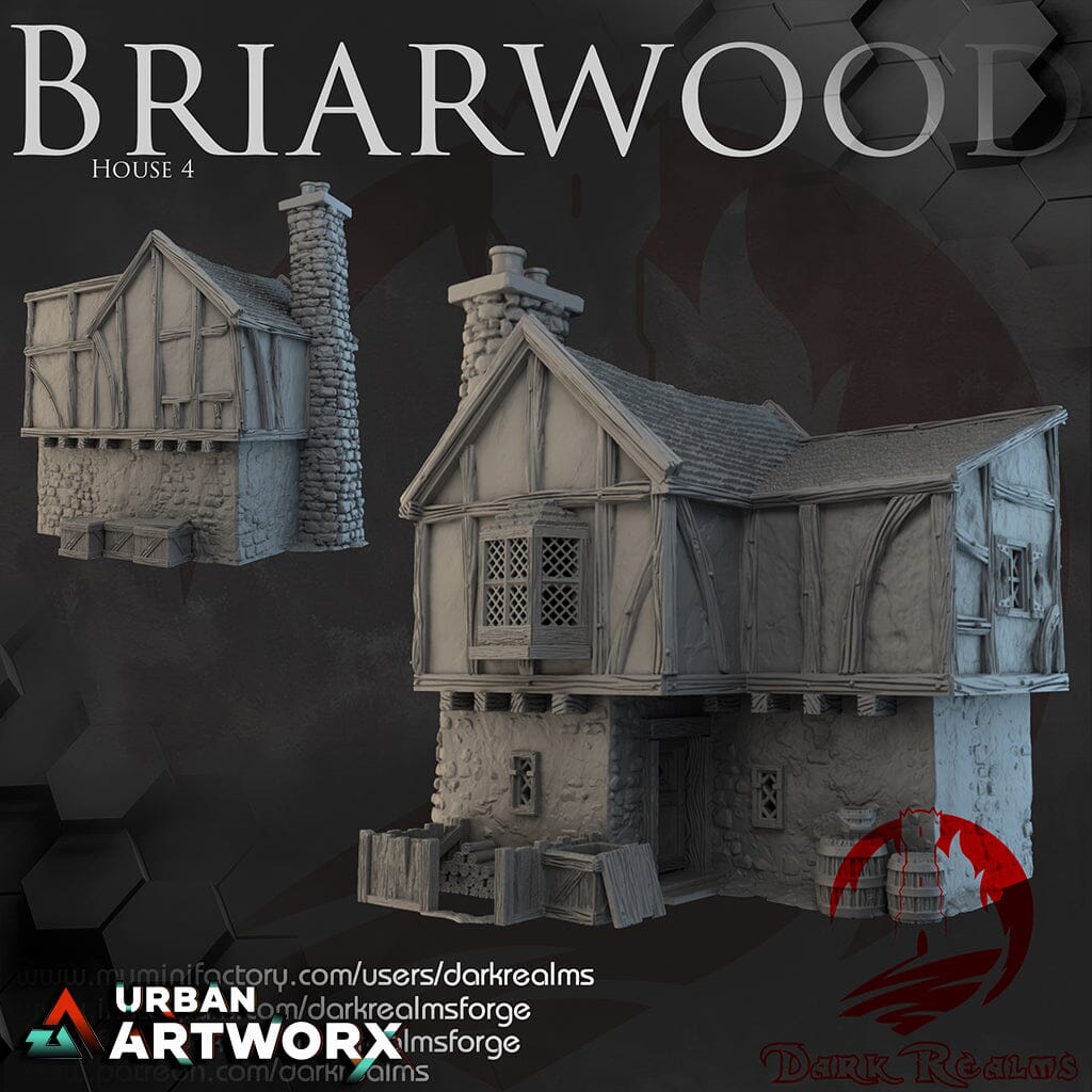 Tabletopgelände - Dark Realms - Briarwood - House 4 Dark Realms 