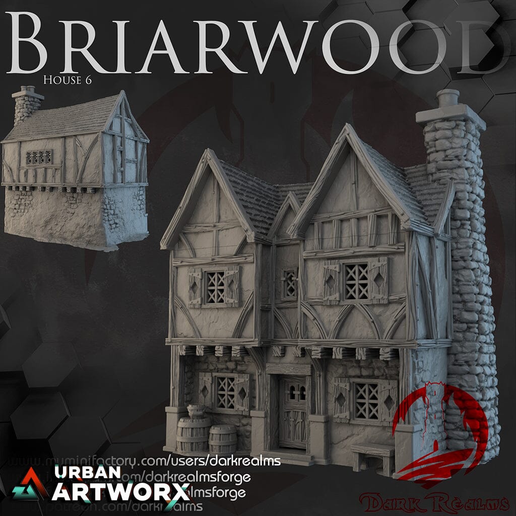 Tabletopgelände - Dark Realms - Briarwood - House 6 Dark Realms 