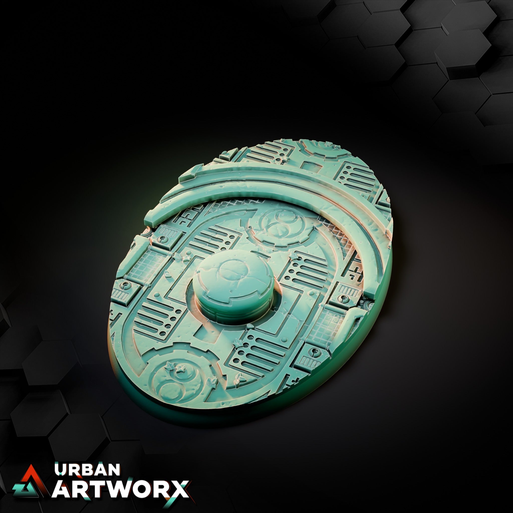 Xeno City Abandoned Bases – Oval 105x70mm