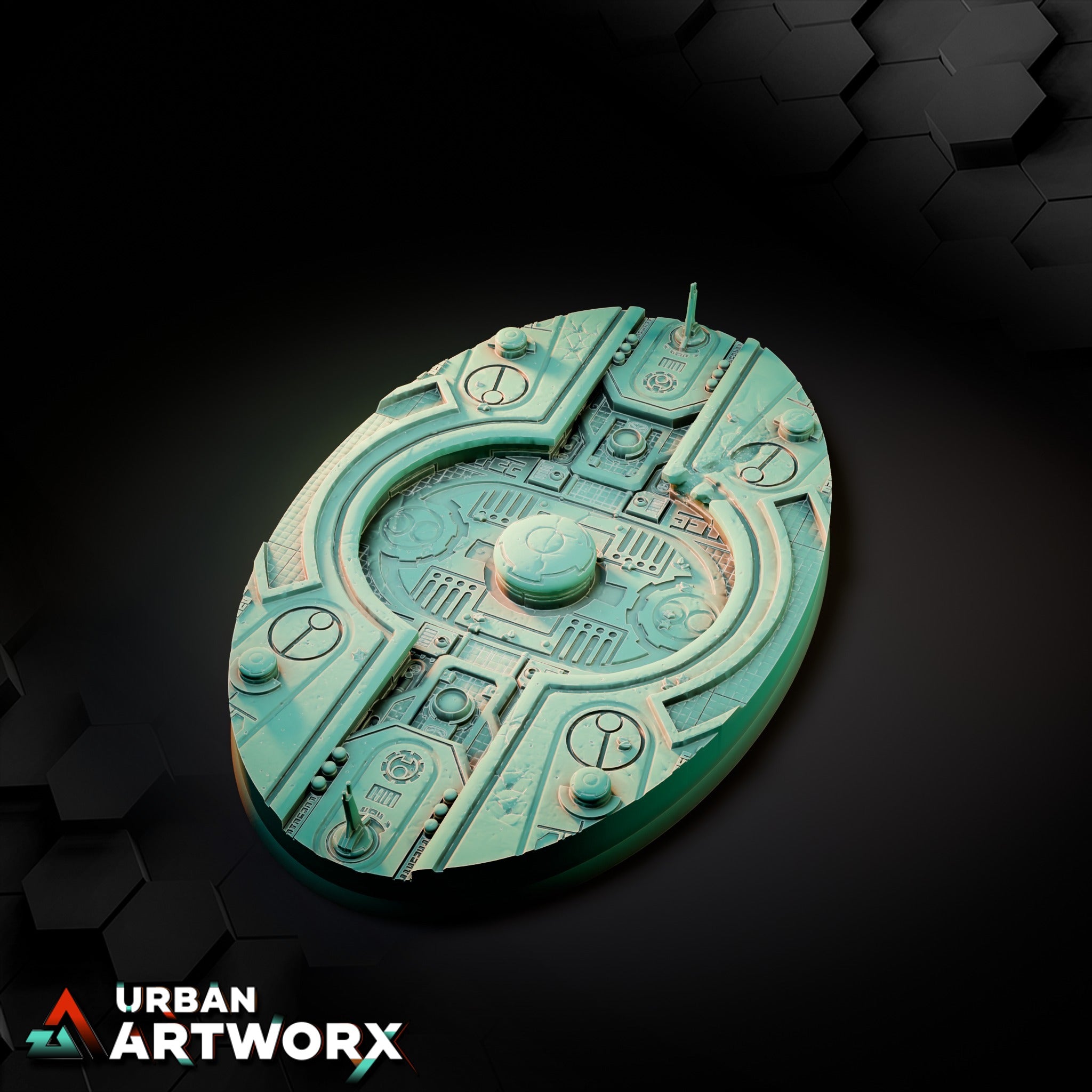 Xeno City Abandoned Bases – Oval 170x105mm