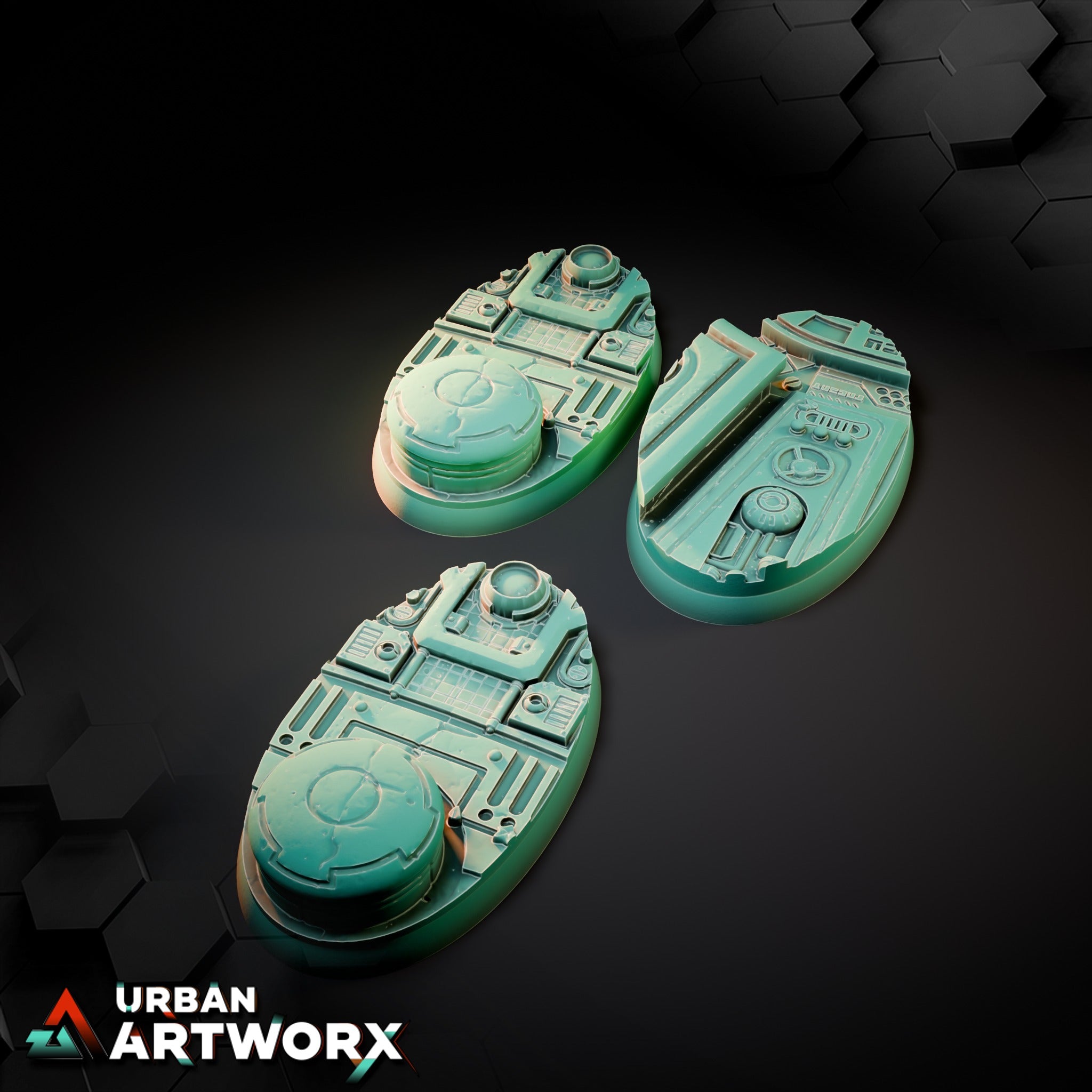 Xeno City Abandoned Bases – Oval 60x35mm (3)