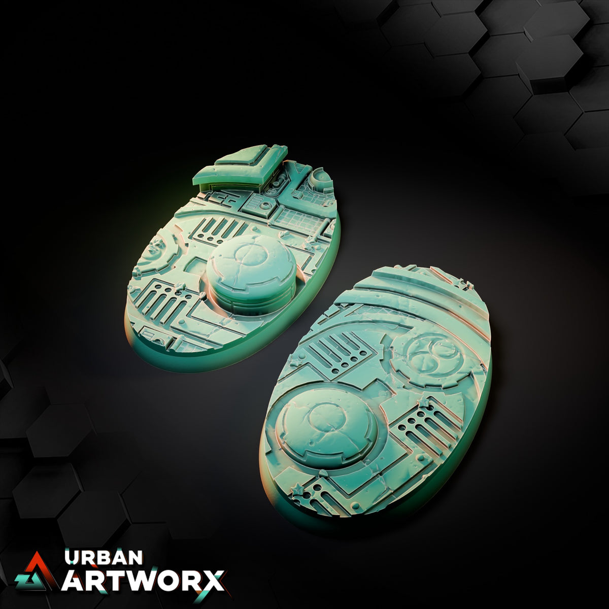 Xeno City Abandoned Bases – Oval 75x42mm (2)