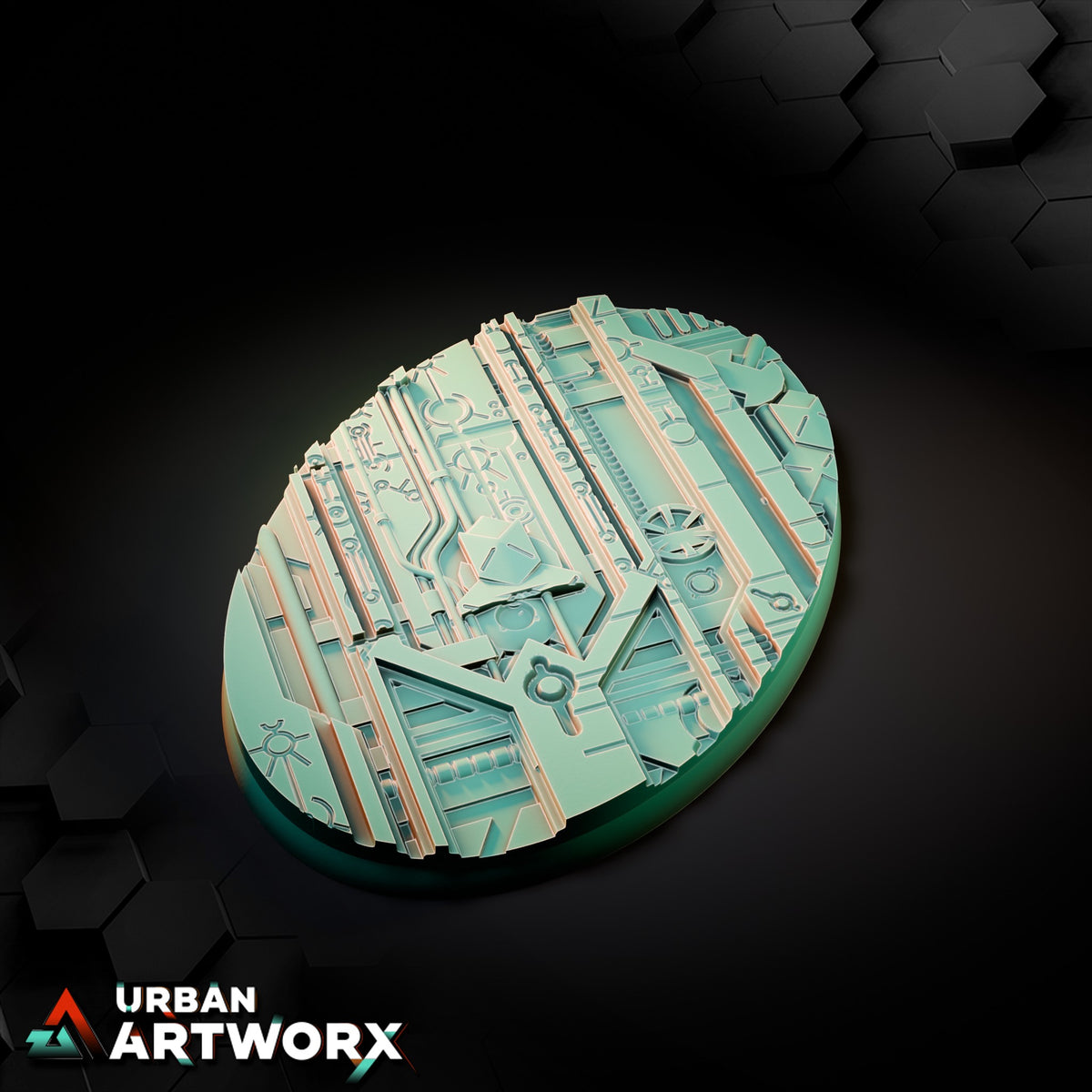 Xeno Technology Bases – Oval 105x70mm