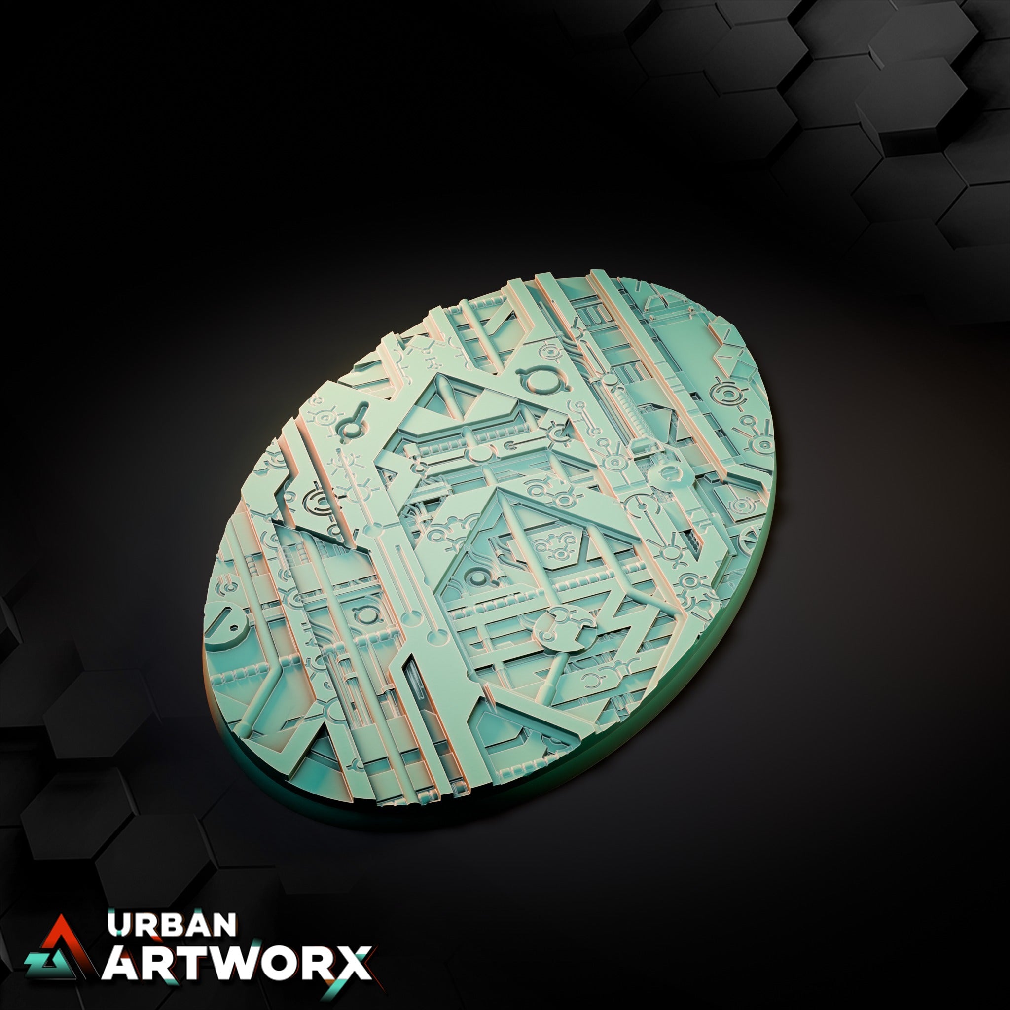 Xeno Technology Bases – Oval 170x105mm