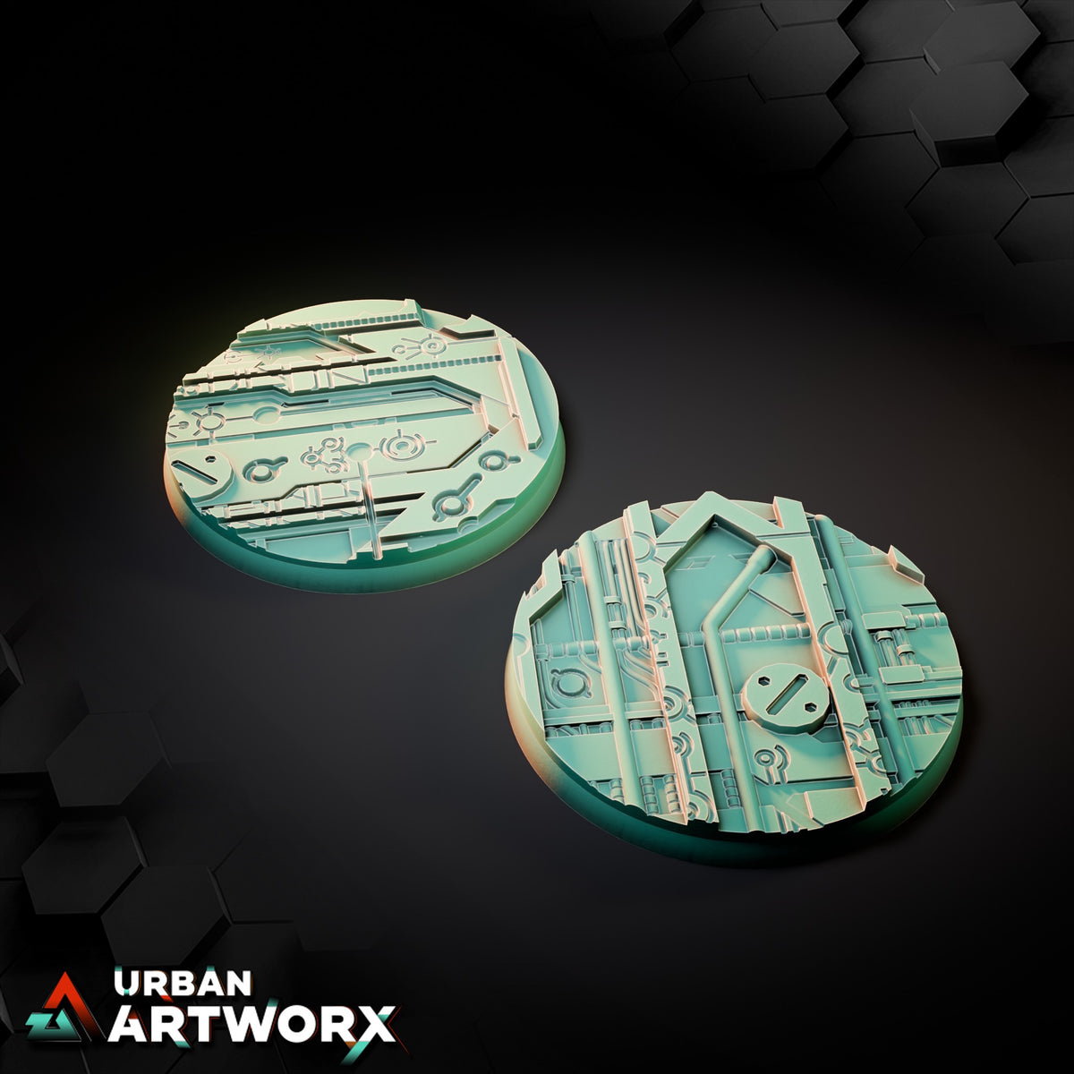 Xeno Technology Bases – Round 60mm (2)