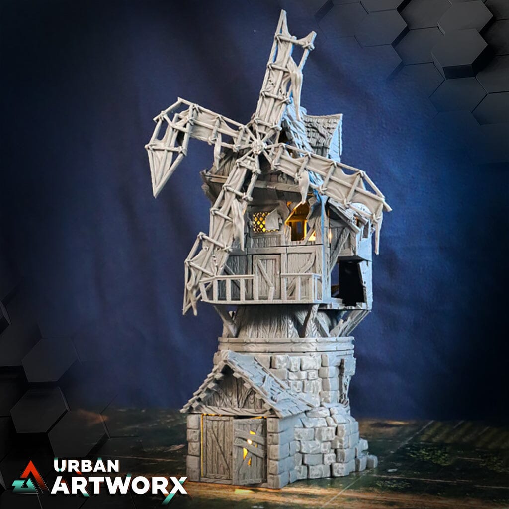 City of Tarok - Ruined Windmill Black Scrolls Games 