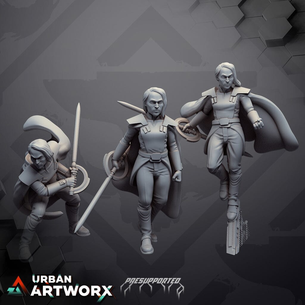 Skullforge Studios - Dark Warlock Huntress Skullforge Studios Warlock Huntress Complete Set 