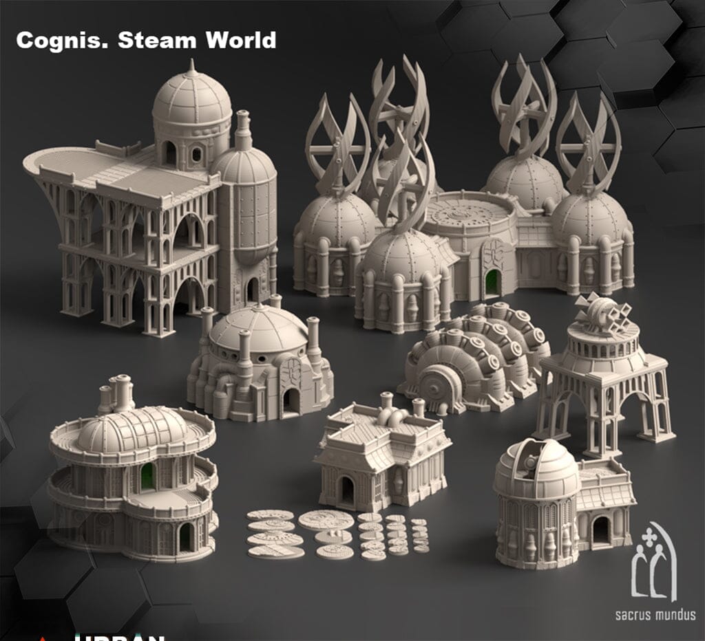Tabletop Gelände - Sacrusmundus - Cognis Steam World Sacrusmundus Complete Set 